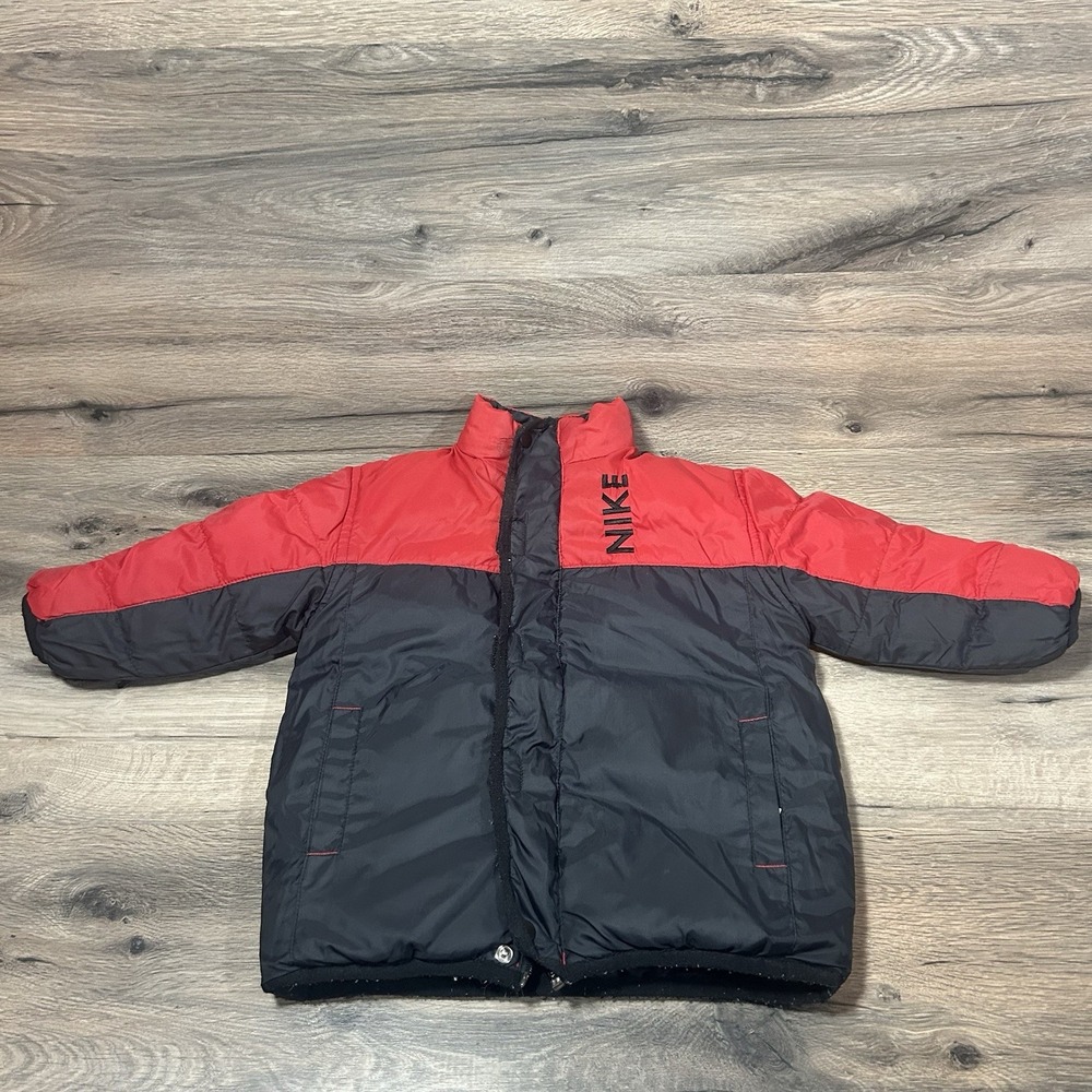 Vintage Nike youth down jacket reversible Size 3T RARE - Picture 9 of 11